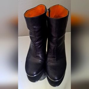 Nine west Women's black heeled boots size 7